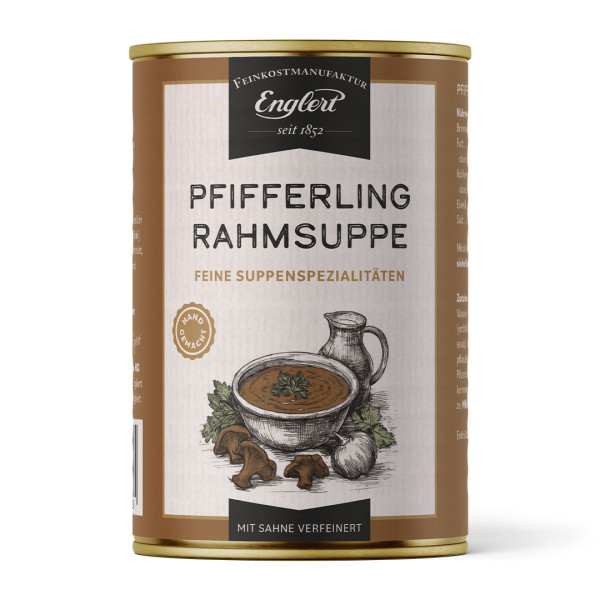 Pfifferlingrahmsuppe, 390 ml / Dose